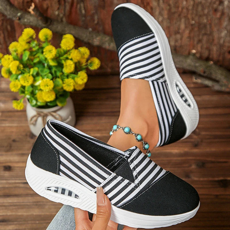 Woman Shoes Women's Heels Sneaker New Wedges Heeled Casual Shoes Elegant Casual Sneakers For Women Footwear Zapatos De Mujer