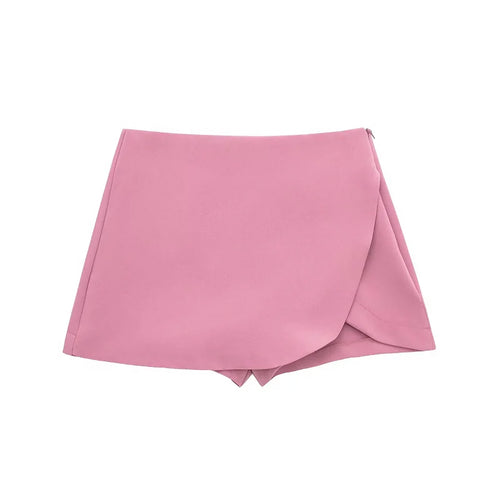 HXAO Women's Skirt Shorts 2024 Autumn Ladies Fashion Casual High Waist