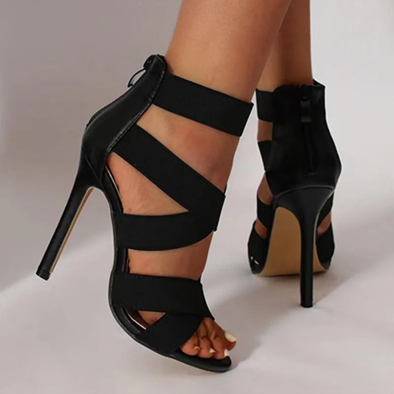 Sexy Open Toes Gladiator Shoes Womens Sandals super high heel Pumps