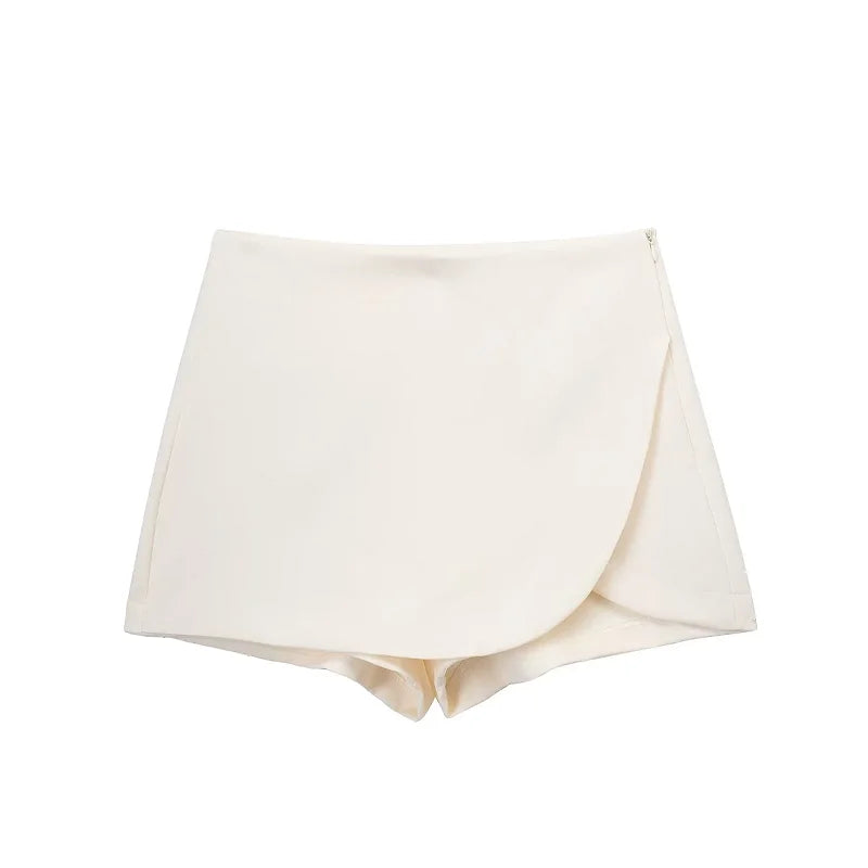 HXAO Women's Skirt Shorts 2024 Autumn Ladies Fashion Casual High Waist