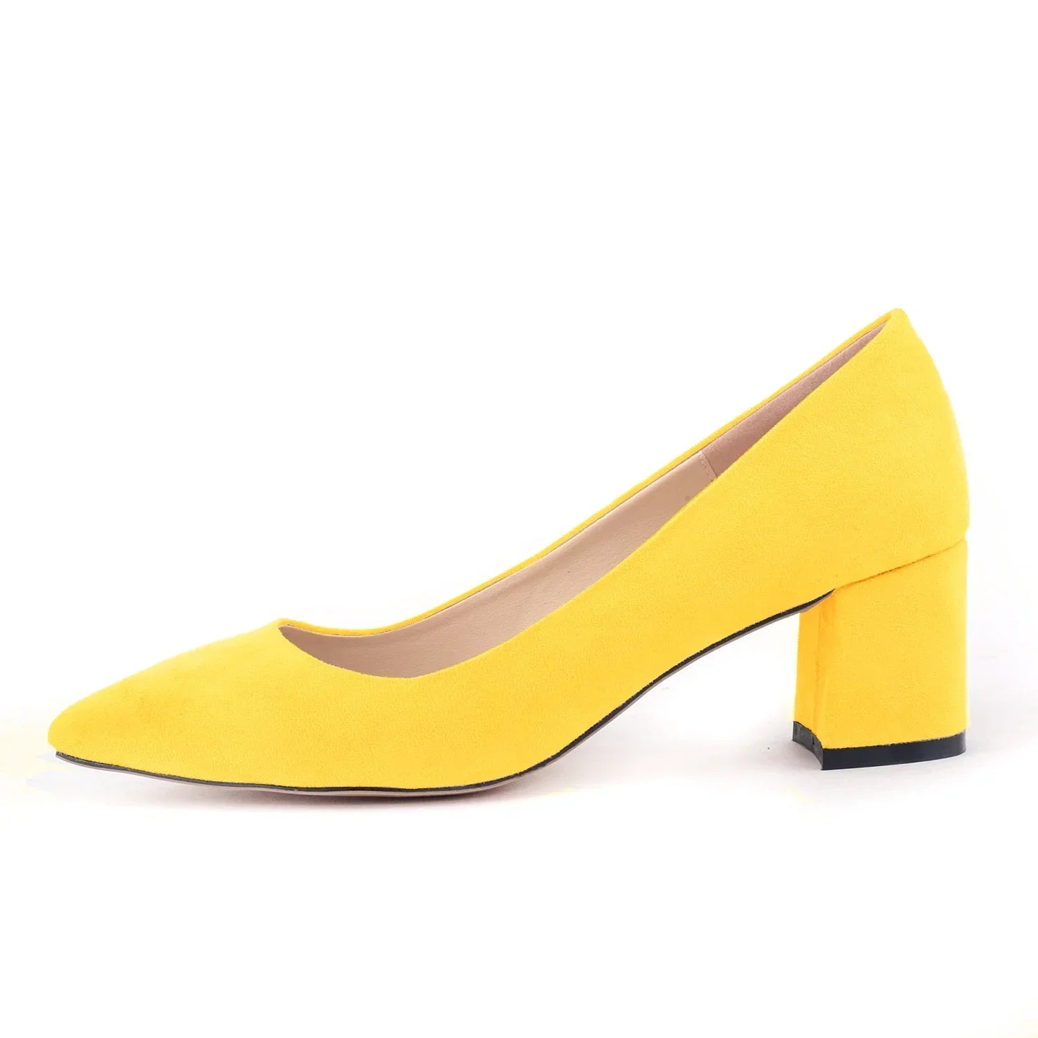 Women's Pumps New Style Shallow Single Pointed Toe High Heels Elegant Socialite Fine Track Party Dress Wedding Shoes Large Size