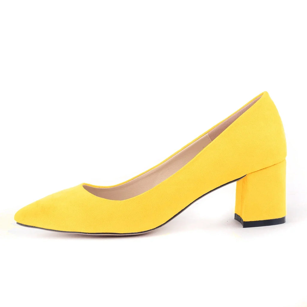 Women's Pumps New Style Shallow Single Pointed Toe High Heels Elegant Socialite Fine Track Party Dress Wedding Shoes Large Size